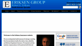What Erikseninsurance.com website looked like in 2017 (6 years ago)