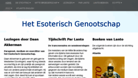 What Esoterischgenootschap.nl website looked like in 2017 (6 years ago)