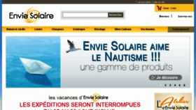 What Enviesolaire.com website looked like in 2017 (6 years ago)