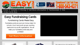 What Easyfundraisingcards.com website looked like in 2017 (6 years ago)