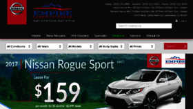 What Empirelakewoodnissan.com website looked like in 2017 (6 years ago)
