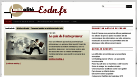 What Esdn.fr website looked like in 2017 (6 years ago)
