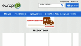 What Europ24.pl website looked like in 2017 (6 years ago)