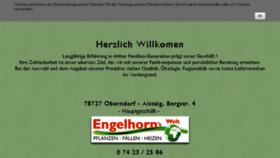What Engelhorns-welt.de website looked like in 2017 (6 years ago)