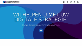 What Engagementmedia.nl website looked like in 2017 (6 years ago)