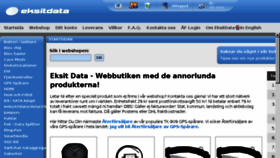 What Eksitdata.se website looked like in 2017 (8 years ago)