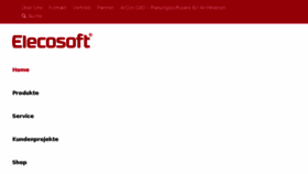 What Elecosoft.de website looked like in 2017 (6 years ago)