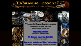What Engravinglessons.com website looked like in 2017 (6 years ago)