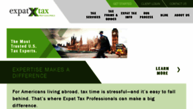 What Expattaxprofessionals.com website looked like in 2017 (6 years ago)
