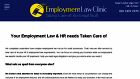 What Employmentlawclinic.com website looked like in 2017 (6 years ago)