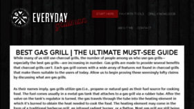 What Everydaygrillman.com website looked like in 2017 (6 years ago)