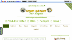 What Everything-was-tested.de website looked like in 2017 (6 years ago)