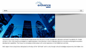 What Evolvence.com website looked like in 2017 (6 years ago)