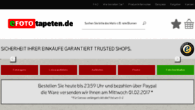 What Efototapeten.de website looked like in 2017 (6 years ago)