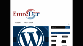 What Emreder.com website looked like in 2017 (6 years ago)