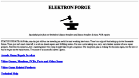 What Elektronforge.com website looked like in 2017 (6 years ago)