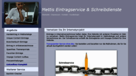 What Eintragservice-schreibdienste.de website looked like in 2017 (6 years ago)