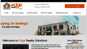 What Edgerealtysolutions.com website looked like in 2017 (6 years ago)