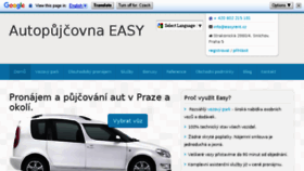 What Easyrent.cz website looked like in 2017 (6 years ago)