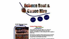 What Echucaboatcanoehire.com website looked like in 2017 (6 years ago)