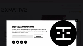 What Exnative.com website looked like in 2017 (6 years ago)