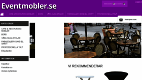 What Eventmobler.se website looked like in 2017 (6 years ago)