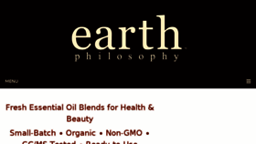What Earthphilosophy.com website looked like in 2017 (6 years ago)