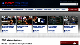 What Epicvisionsystems.com website looked like in 2017 (6 years ago)