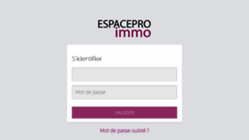What Espacepro-immo.com website looked like in 2017 (6 years ago)