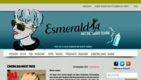 What Esmeraldaa.at website looked like in 2017 (7 years ago)
