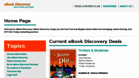 What Ebookdiscovery.com website looked like in 2017 (6 years ago)