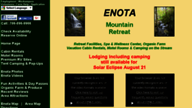 What Enota.com website looked like in 2017 (6 years ago)