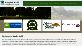 What Empiregolf.com website looked like in 2017 (6 years ago)