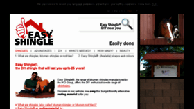 What Easyshingle.com website looked like in 2017 (6 years ago)