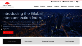 What Equinix.sg website looked like in 2017 (6 years ago)