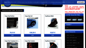 What Easygrip.fr website looked like in 2017 (6 years ago)