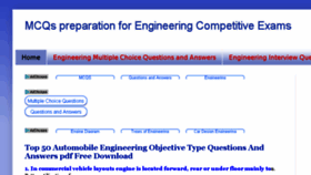 What Engineeringmcqs.blogspot.in website looked like in 2017 (6 years ago)