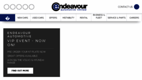 What Endeavourautomotive.co.uk website looked like in 2017 (6 years ago)