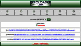 What Expoloaded.com website looked like in 2017 (6 years ago)