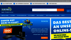 What Euronics.de website looked like in 2017 (6 years ago)