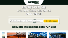 What Explorer.de website looked like in 2017 (6 years ago)