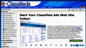 What E-classifieds.net website looked like in 2017 (6 years ago)