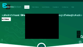 What Electrodiction.com website looked like in 2017 (6 years ago)