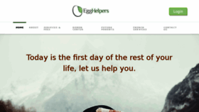 What Egghelpers.com website looked like in 2017 (6 years ago)