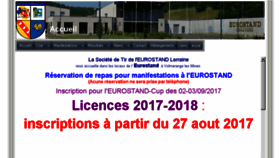 What Eurostand-lorraine.fr website looked like in 2017 (6 years ago)
