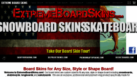 What Extremeboardskins.com website looked like in 2017 (6 years ago)