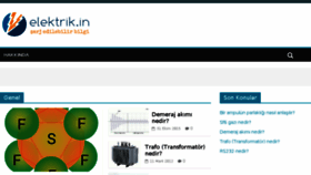 What Elektrik.in website looked like in 2017 (6 years ago)