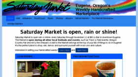 What Eugenesaturdaymarket.org website looked like in 2017 (6 years ago)