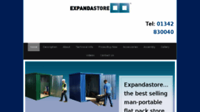 What Expandastore.co.uk website looked like in 2017 (6 years ago)