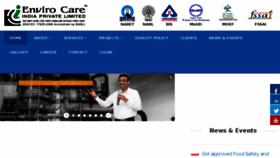 What Envirocareindia.com website looked like in 2017 (6 years ago)